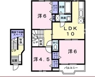 グリーンコート柿内の物件間取画像